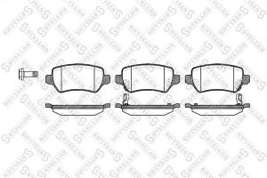 Колодки тормозные задние дисковые к-кт для Kia Ceed 2012-2018 968 002-SX Stellox