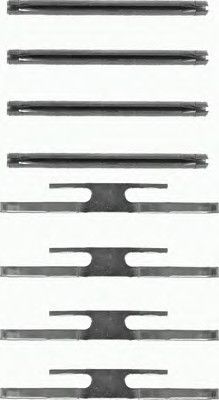 К-кт установочный передних колодок для Opel Vectra A 1988-1995 MBA1065 Mintex