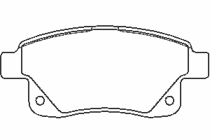 Колодки тормозные задние дисковые к-кт для Ford Transit 2006-2013 MDB2853 Mintex