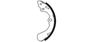 Колодки барабанные к-кт для Suzuki Swift 2004-2010 MFR344 Mintex