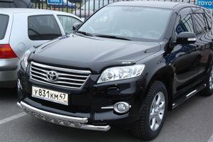 Дефлектор капота темный с надписью Toyota Rav 4 2010- EGR 039321l Egr