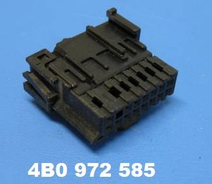 Корпус плоского разъёма с фиксатором контактов [15 Pin]_(4B0972585 VAG) 4B0972585 Vag