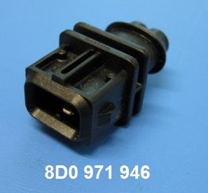 Корпус плоского разъема с защелкой 8D0971946 Vag