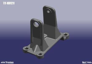Кронштейн опоры КПП T111001211 Chery