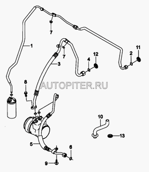 ПРОХОДНАЯ ВТУЛКА-СЛИВ КОНДЕНСАТА 96316816 General Motors