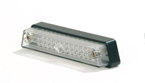 SHIN YO LED-Nebelschlussleuchte mit langem Anschlusskabel, Glas transparent, E-gepr?ft. 900102 Pw