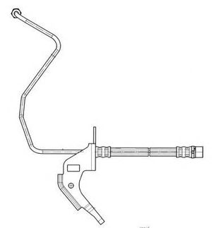 Тормозной шланг 512328 Cef