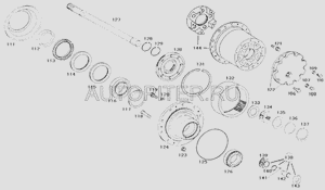 Подшипник ступицы заднего моста F3000 внешний 33022 (11017047)   240609006324990155; 2406100 Faw