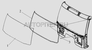 Стекло лобовое J6 5206011a01 Faw