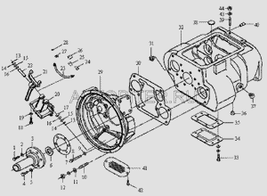 Сальник трансмиссии f500a1802191 Faw
