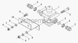 Регулятор давления воздуха Фотон-1099 1106835680008 Foton