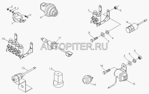 Реле стартера (контактор пусковой) Фотон-1099 24V 1310836600004 Foton