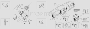 Переключатель круиз-контроля Фотон (Foton) 1051,1061,1089 ISF (+/-) 1b20037300017 Foton