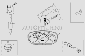 Датчик температуры Фотон-1049А,1069 (одноконтактны 1B22037600090 Foton