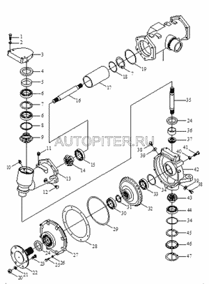 Сальник ступицы передней Фотон (70*90*10) gbt98771 Foton