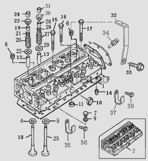 прокладка головки цилиндров T72505008 Foton