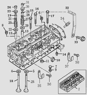прокладка головки цилиндров T72505008 Foton
