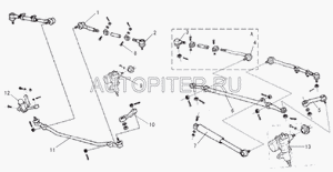 Рычаг маятниковый 4X2 GW DEER 3400440D01 Great Wall