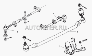 Рычаг маятниковый 4X2 GW DEER 3400440D01 Great Wall