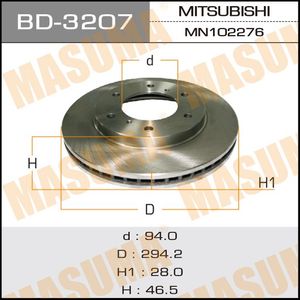 Запчасть BD3207 Masuma