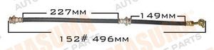 Шланг тормозной передний левый для Nissan Almera N16 2000-2006 BH152 Masuma