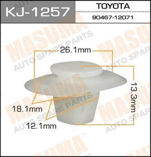 покер пластмассовый крепежный KJ-1257 Masuma 1шт kj1257 Masuma