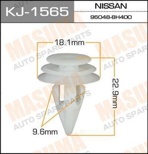 покер пластмассовый крепежный KJ-1565 Masuma 1шт kj1565 Masuma