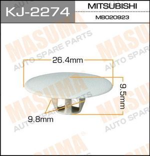 покер пластмассовый крепежный KJ-2274 Masuma 1шт kj2274 Masuma