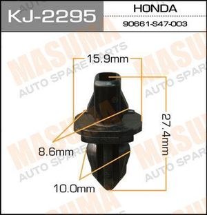 покер пластмассовый крепежный KJ-2295 Masuma 1шт kj2295 Masuma