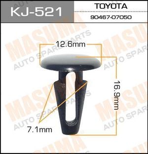 покер пластмассовый крепежный KJ-521 Masuma 1шт KJ521 Masuma