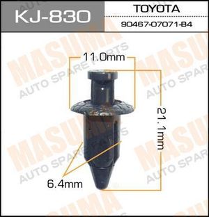 покер пластмассовый крепежный KJ-830 Masuma 1шт KJ830 Masuma