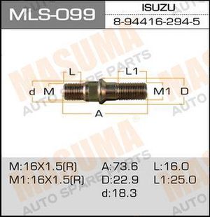Шпилька колесная ISUZU OEM 8-94416-294-5 (TRUCK) MLS099 Masuma