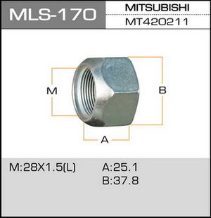 Гайки "Masuma" OEM_MT420211 MMC LH MLS170 Masuma