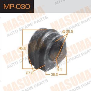 Резинки стабилизатора NIS FR (27) TERRANO R50 95.09->, Cedric HC35, Gloria Y33, Laurel C35 MP030 Masuma