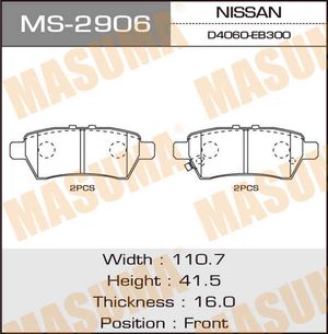 Элемент крепления ms2906 Masuma