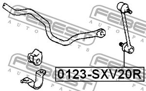 Стойка 0123SXV20R Febest