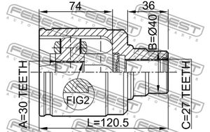 Шарнир 0311hrvlh Febest