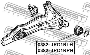 Ступица колеса 0382JRD1RRH Febest