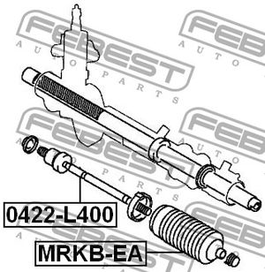 Шарнир 0422l400 Febest