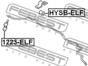 Стойка переднего стабилизатора для Hyundai Sonata III 1996-1998 1223elf Febest