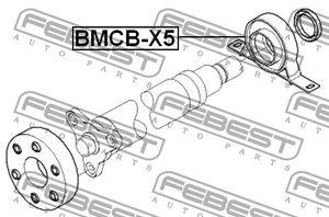 Подшипник подвесной для BMW X5 E53 2000-2007 BMCBX5 Febest