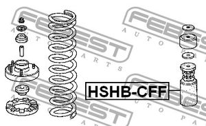 Защитный колпак / пыльник hshbcff Febest