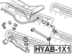 Подвеска HYAB1X1 Febest