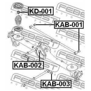 Подвеска KAB002 Febest