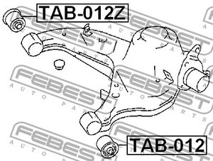 Сайлентблок заднего рычага наружный TAB012Z Febest