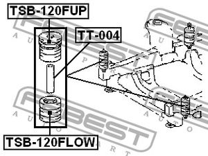 Опора кузова для Toyota FJ Cruiser 2006> TSB120FLOW Febest