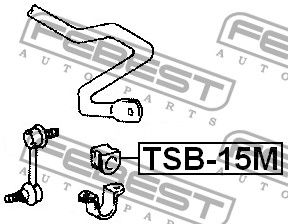 Подвеска TSB15M Febest