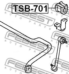 Деталь TSB701 Febest