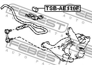 Подвеска TSBAE110F Febest
