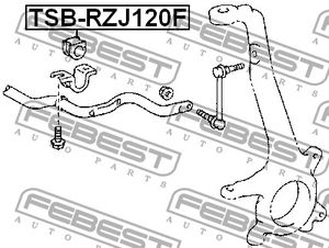 Подвеска TSBRZJ120F Febest